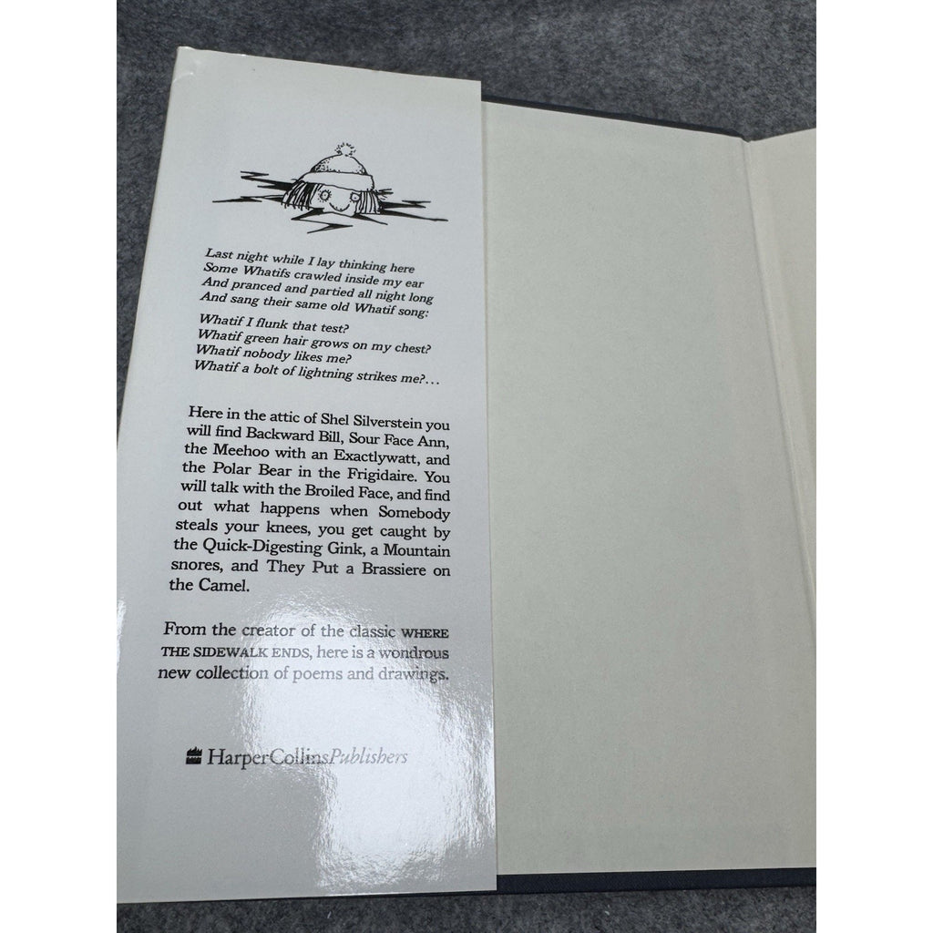 A Light in the Attic Shel Silverstein Hardcover DJ 1981 Copyright