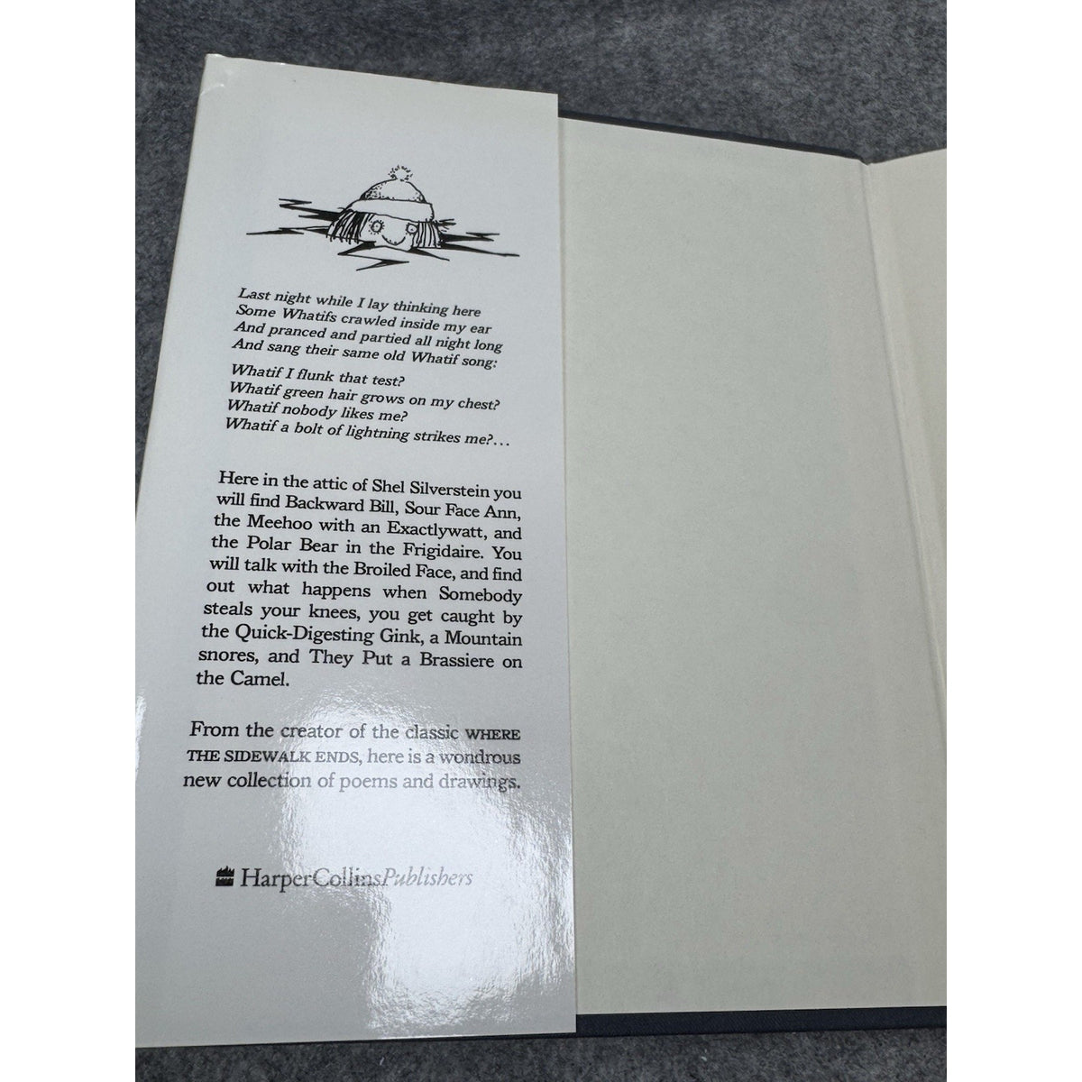 A Light in the Attic Shel Silverstein Hardcover DJ 1981 Copyright