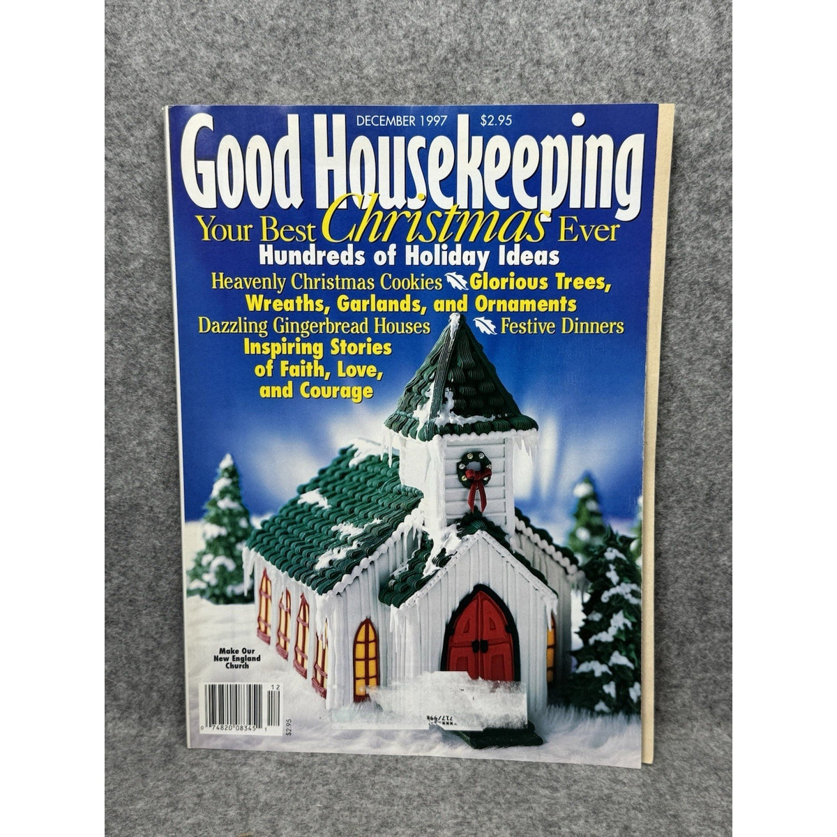 Good Housekeeping December 1997 Christmas Holiday Recipes Cookies Magazine