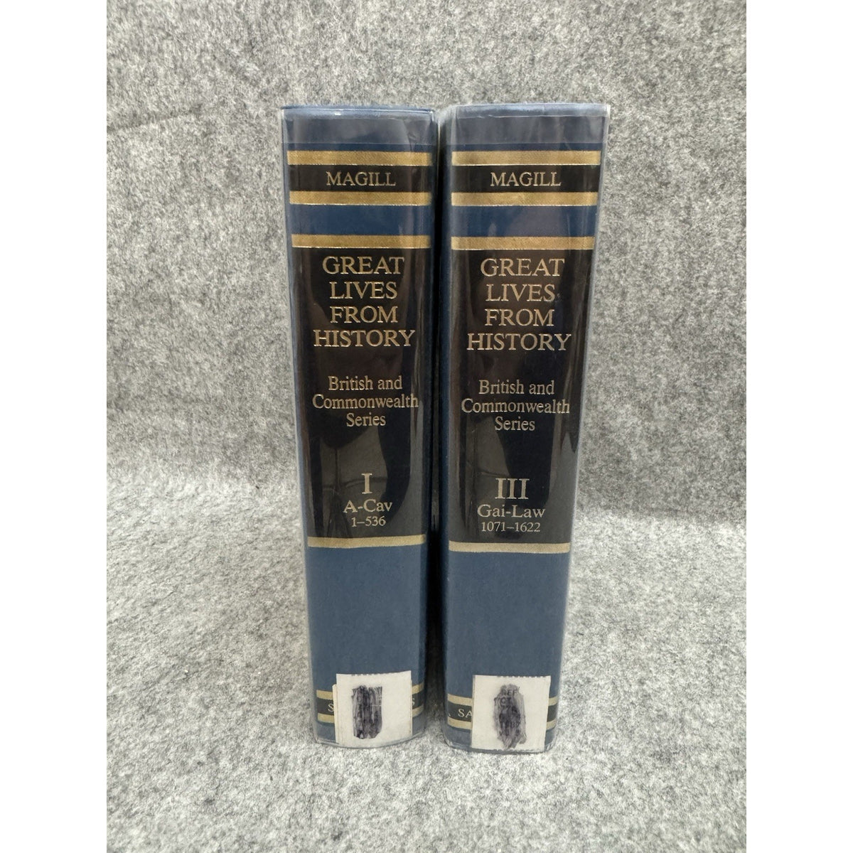 Magill Great Lives From History British Commonwealth Vol 1 & 3 HC Set 1987