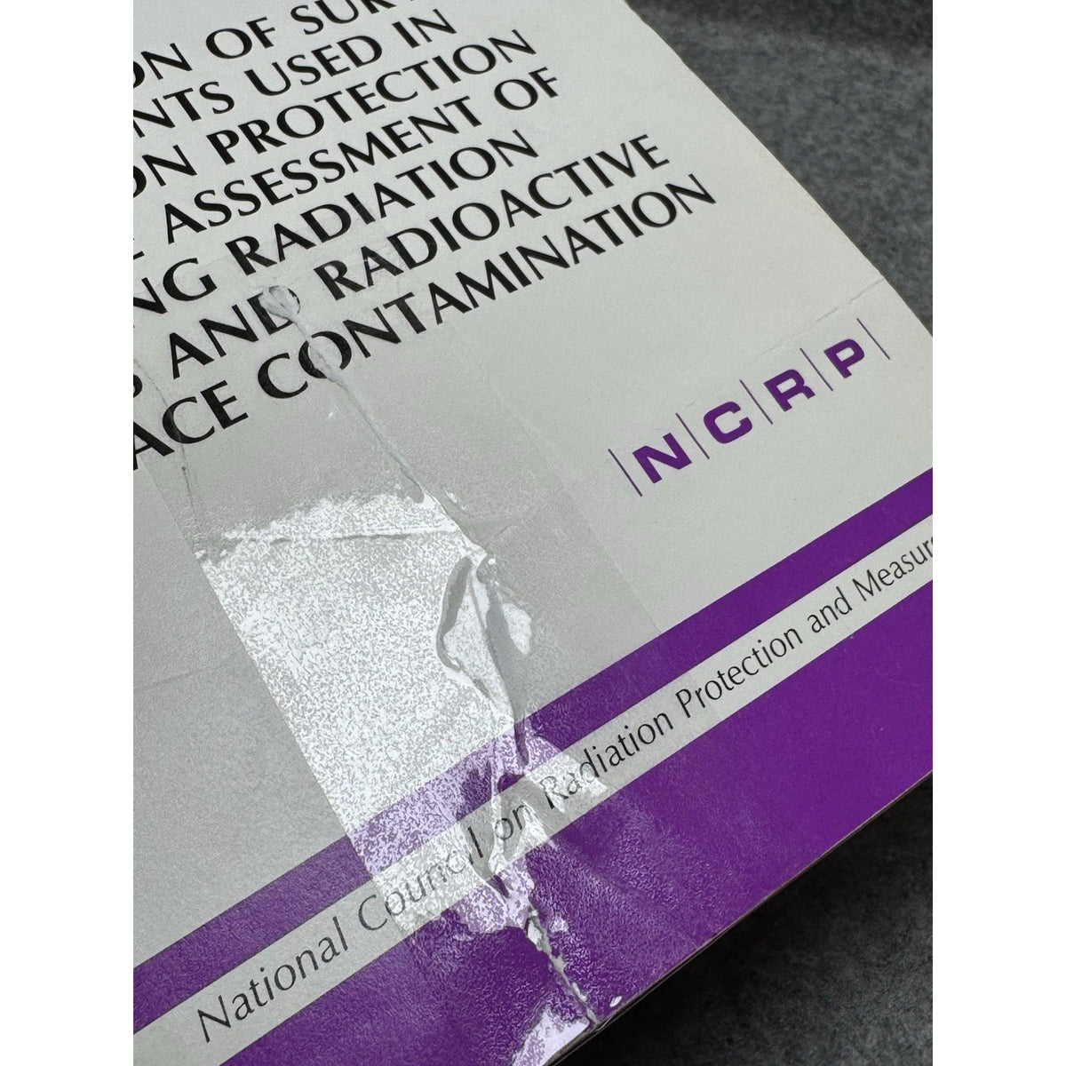 NCRP Report 112 Calibration Survey Instruments Radiation Protection 1991