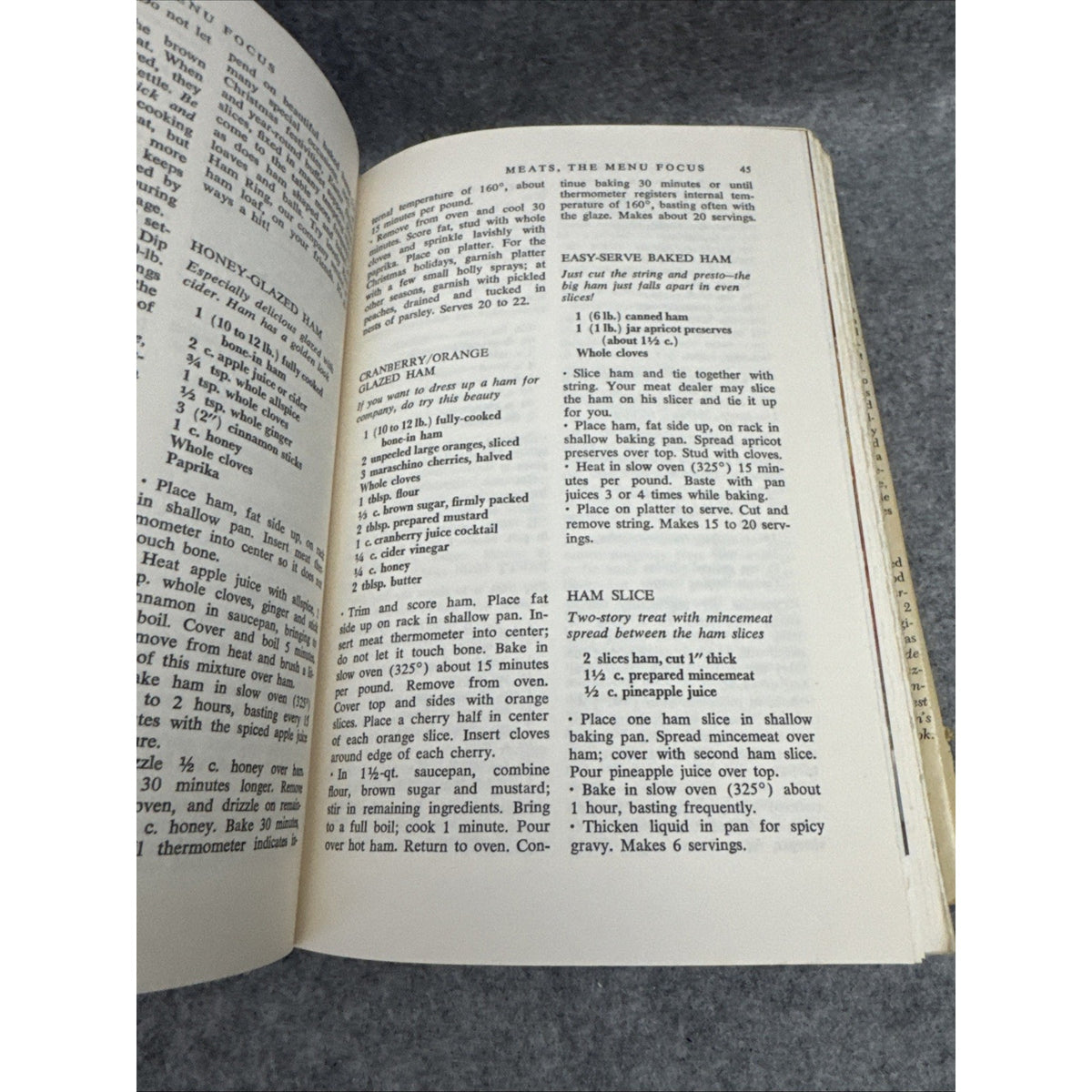 Farm Journals Country Cookbook 1972 Revised Enlarged Edition Vintage Recipe Book