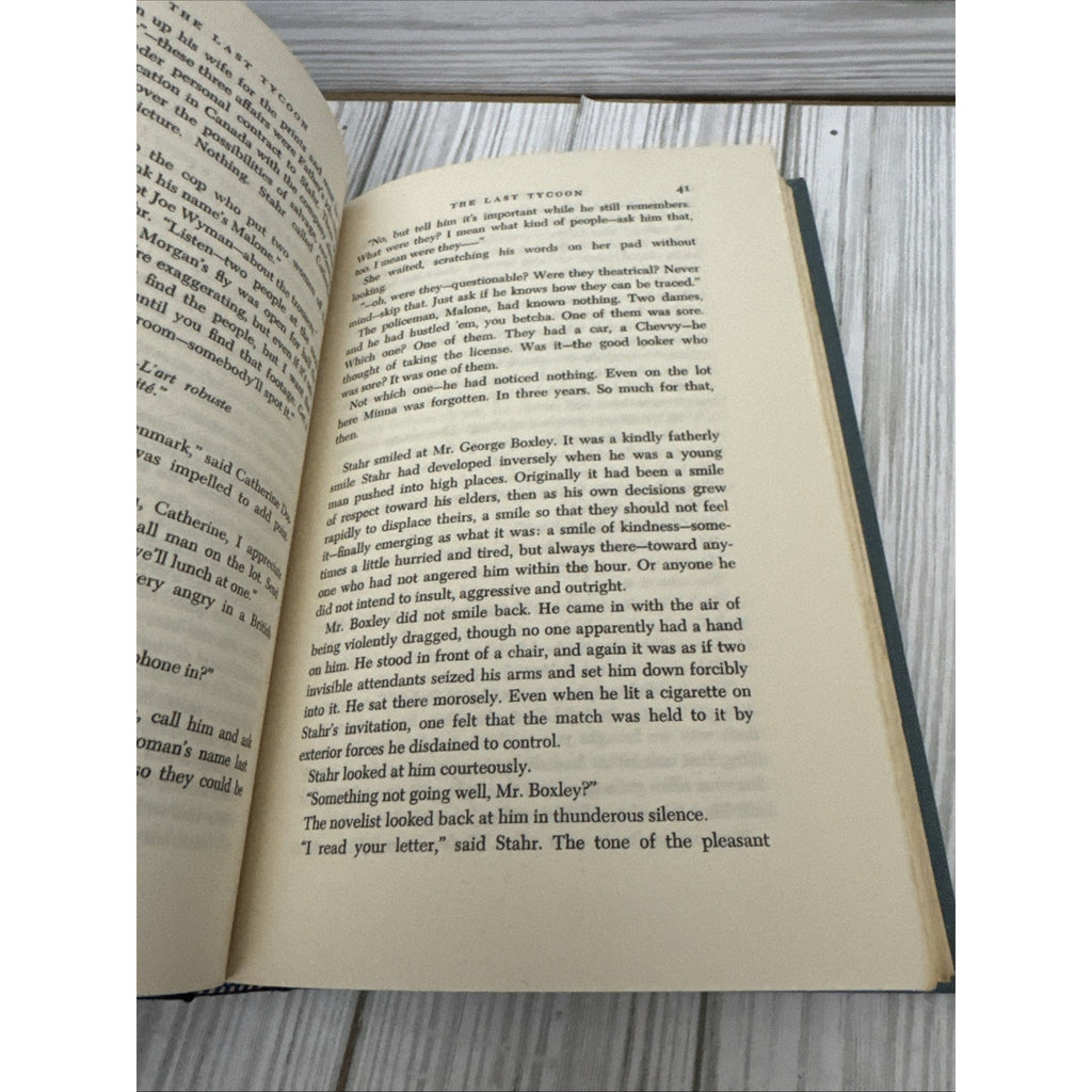 The Last Tycoon by F. Scott Fitzgerald 1969 Edition HC, VERY GOOD