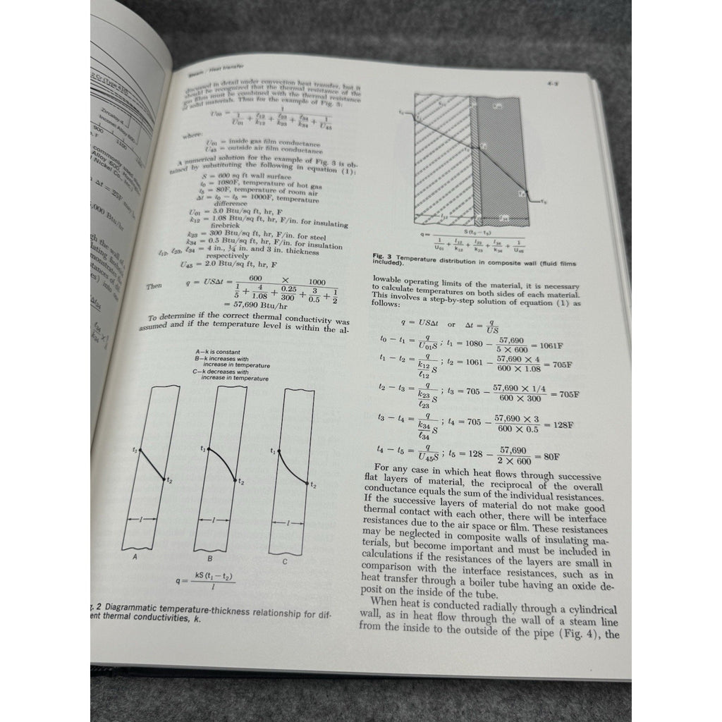1978 Steam Its Generation and Use 39th Ed Babcock Wilcox Engineering HC