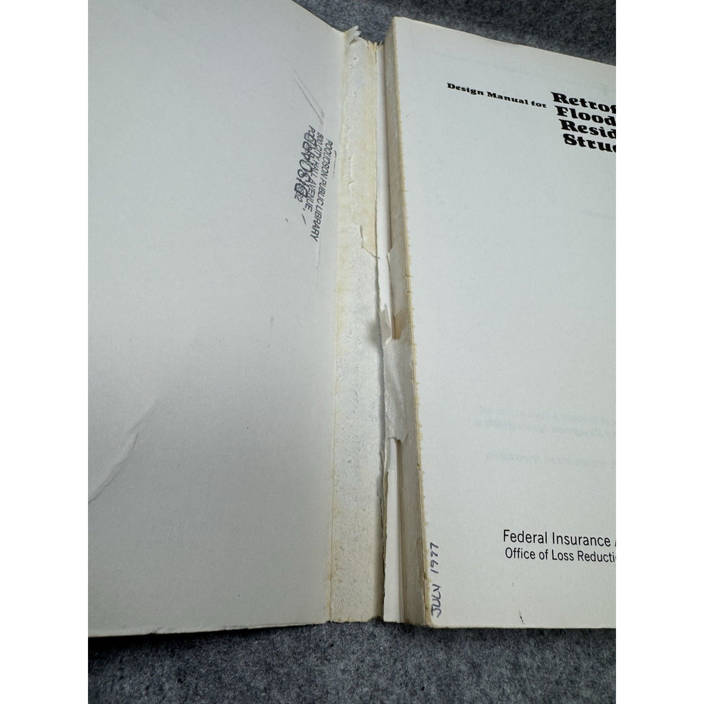 1986 FEMA 114 Retrofitting Flood-Prone Residential Structures Design Manual.