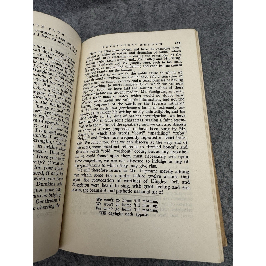 1943 The Posthumous Papers of the Pickwick Club Dickens HC ML