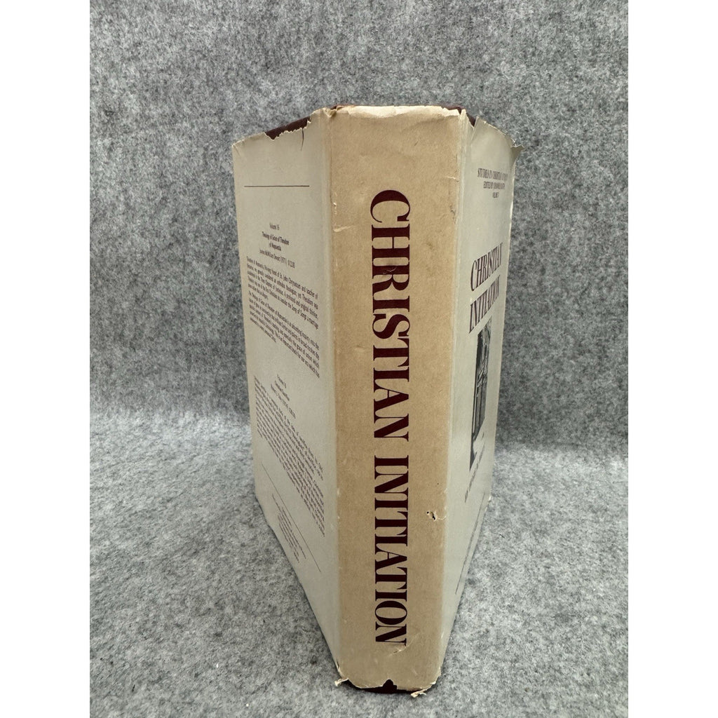 1974 Christian Initiation Hugh M Riley HC DJ Studies in Christian Antiquity