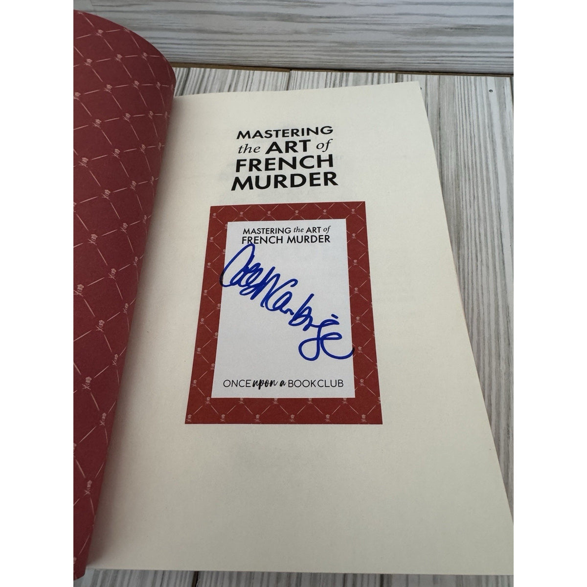 Mastering the Art of French Murder Colleen Cambridge 2023 1st Signed HC