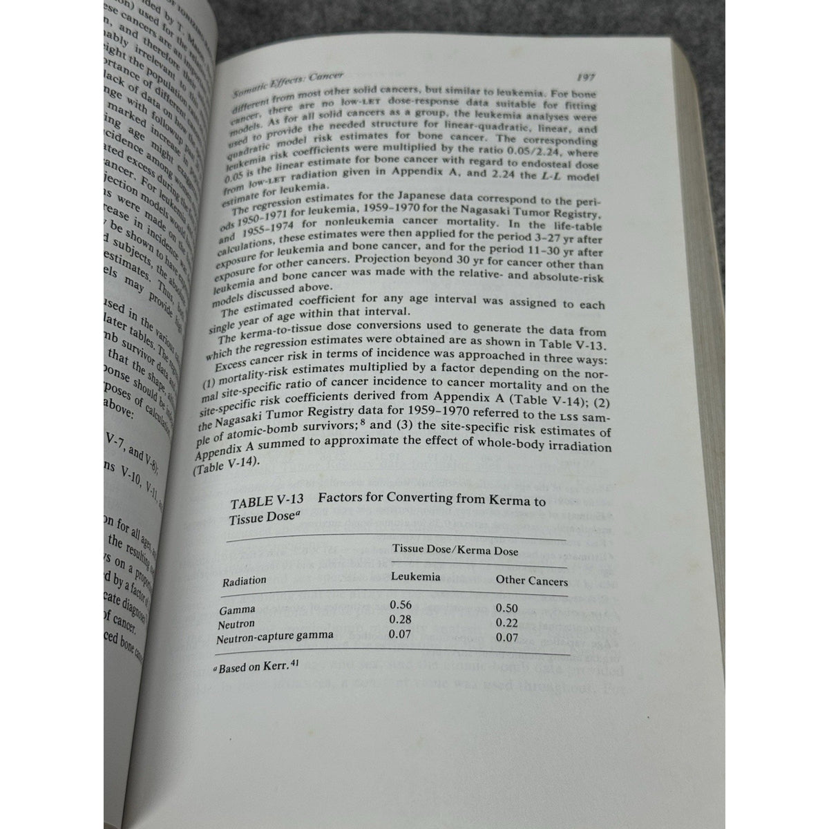 1980 BEIR III Low Level Ionizing Radiation Nuclear Effects Babcock & Wilcox