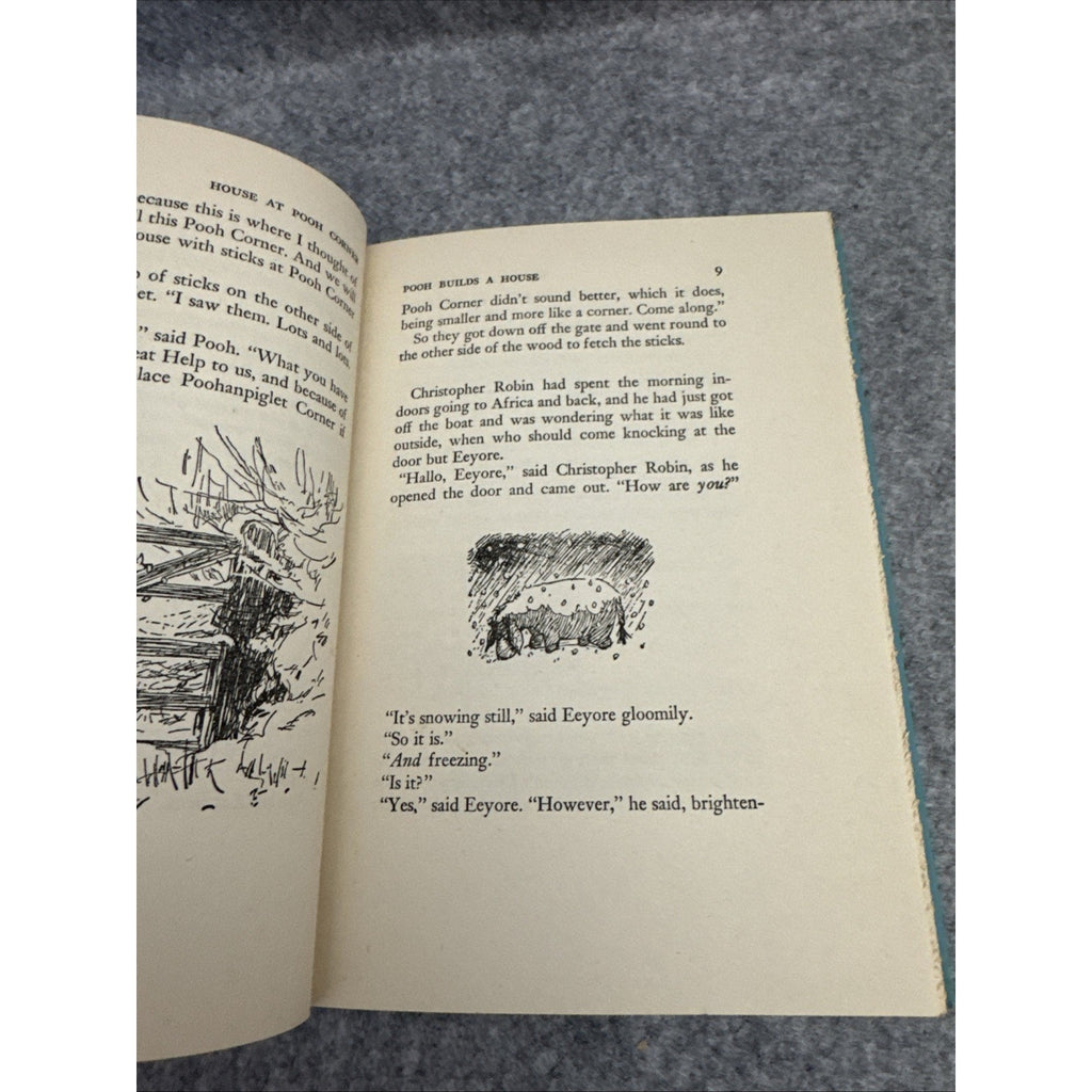 The House At Pooh Corner, A.A.Milne, 1950 ,Hardcover Book