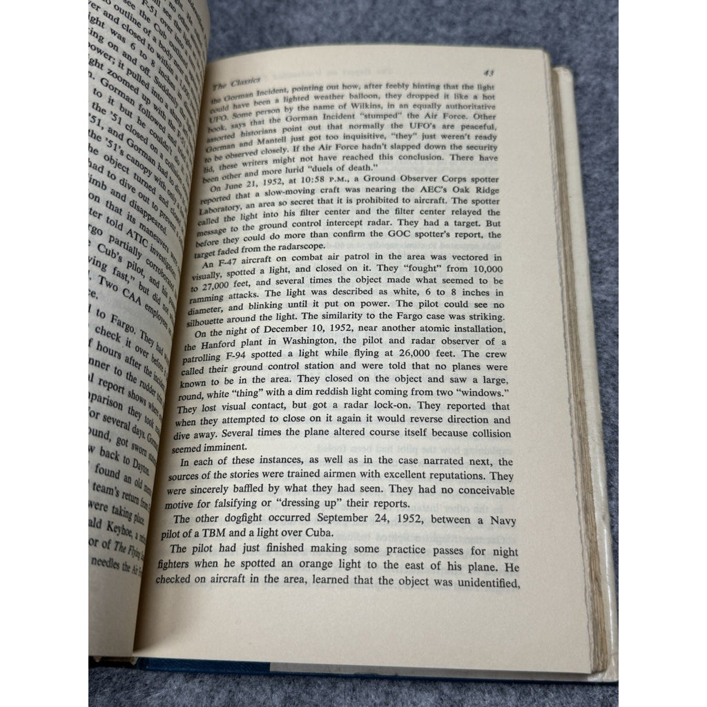 1956 Report on Unidentified Flying Objects Edward J Ruppelt HC w/DJ BCE