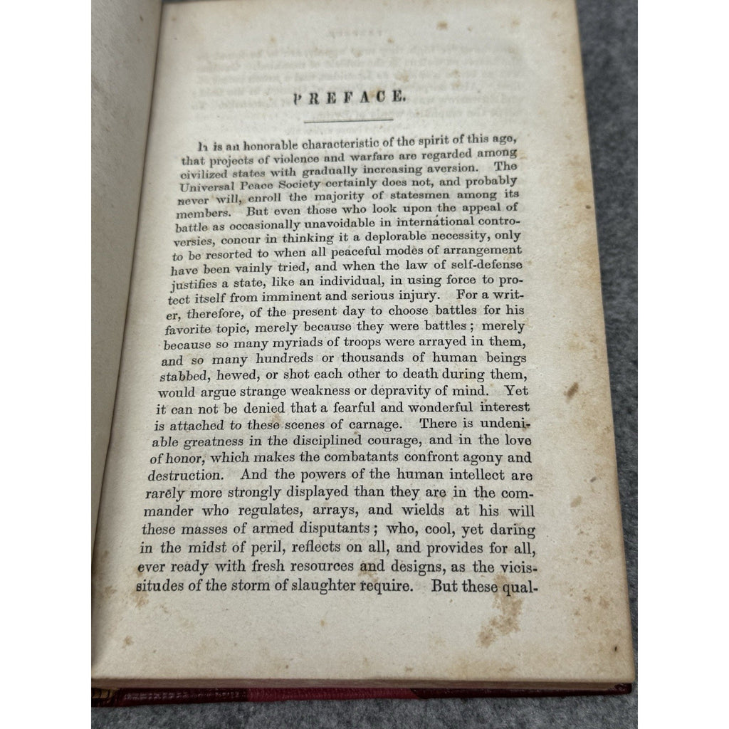 1869 Fifteen Decisive Battles of the World E.S. Creasy Antique Leather