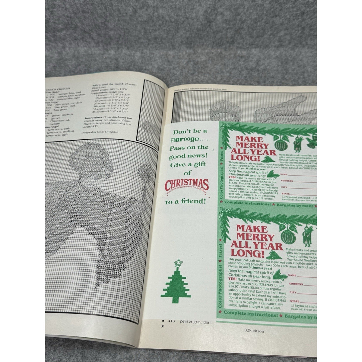 1990 Christmas Year-Round Needlework & Craft Ideas Magazine Premier Issue