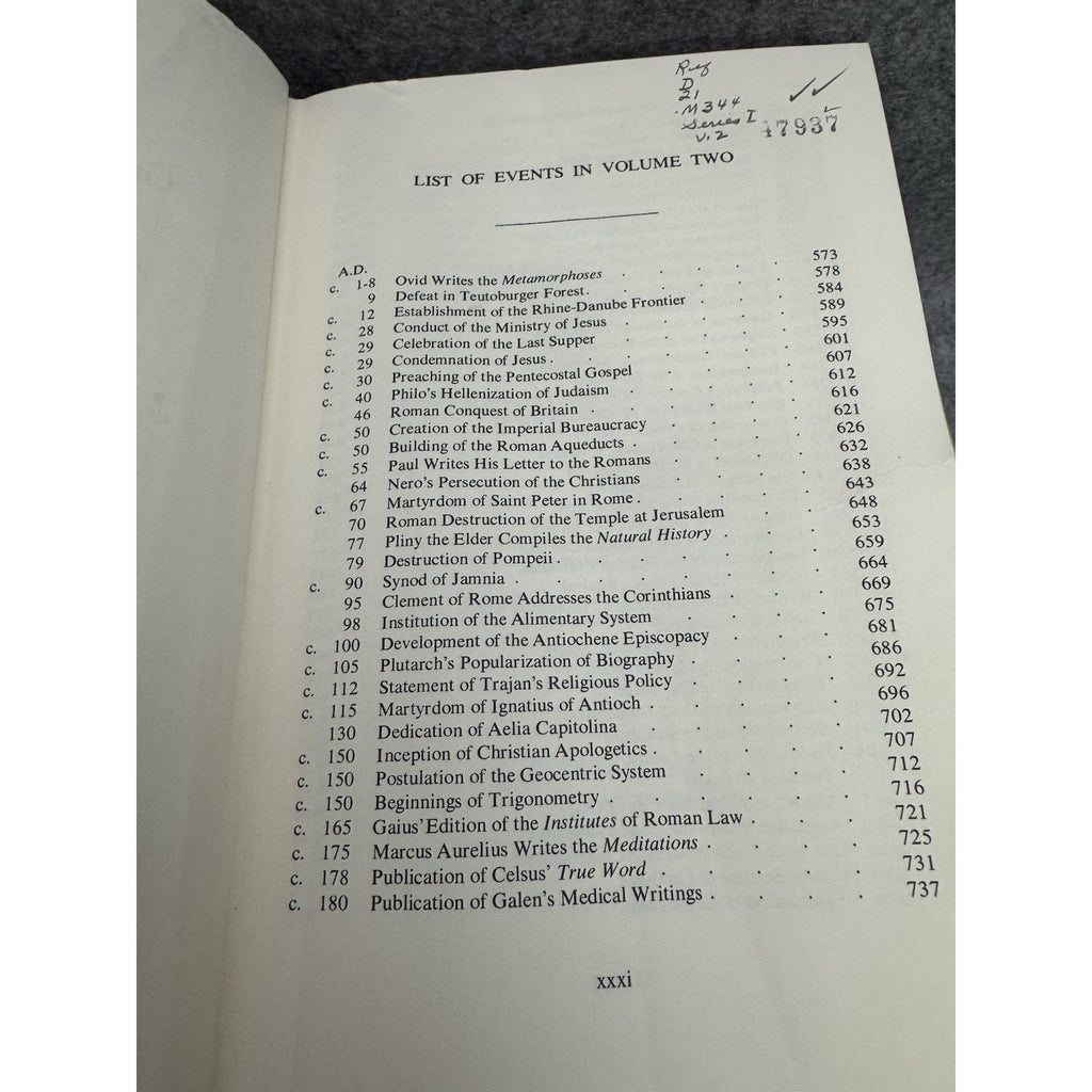 Great Events From History Ancient & Medieval Series Vols 1-3 1st Ed HC