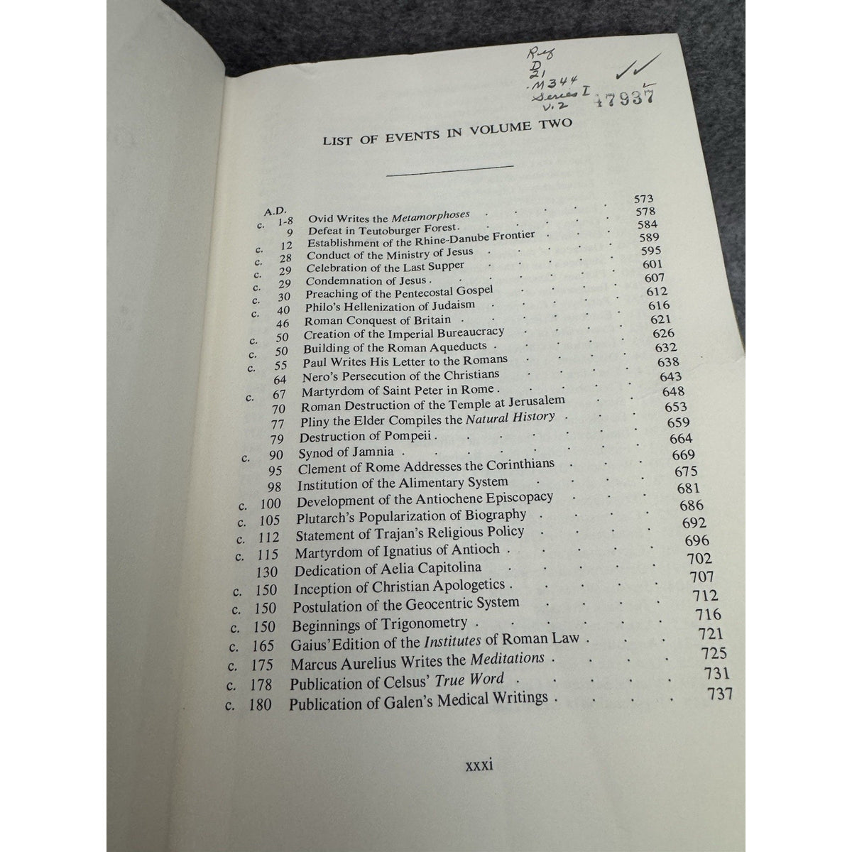 Great Events From History Ancient & Medieval Series Vols 1-3 1st Ed HC