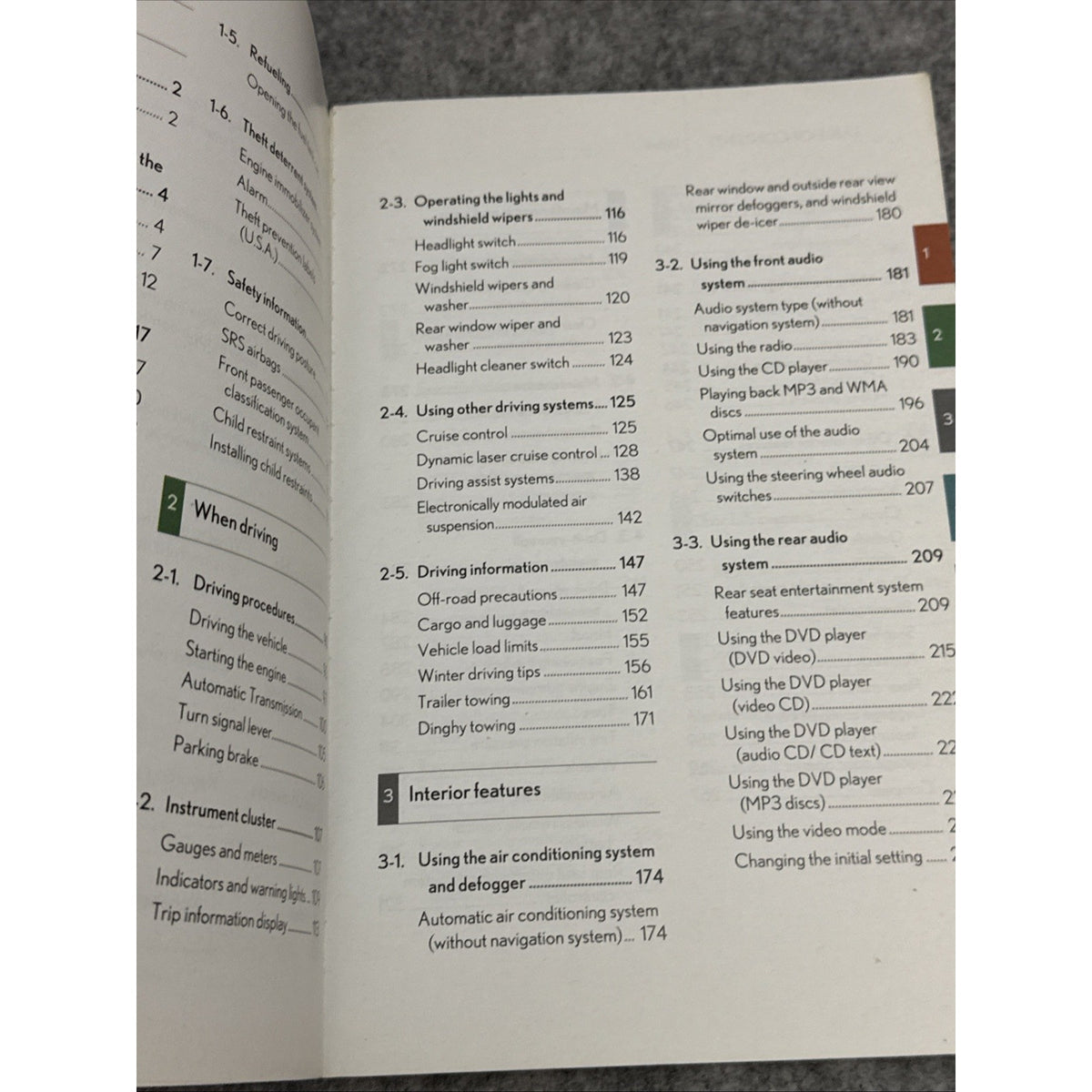 2007 Lexus RX 350 Owner's Manual