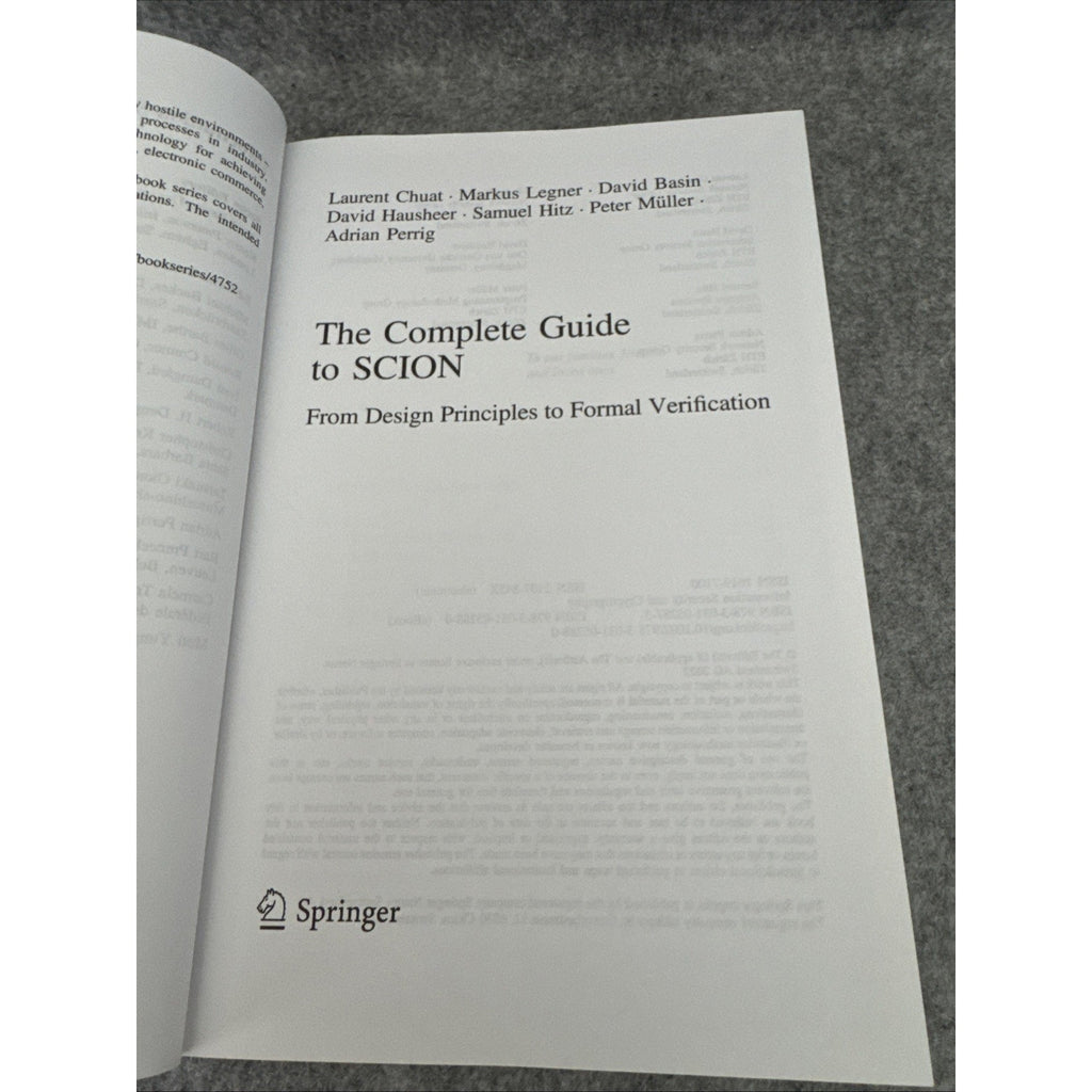 Information Security and Cryptography Ser.: Complete Guide to SCION : From...
