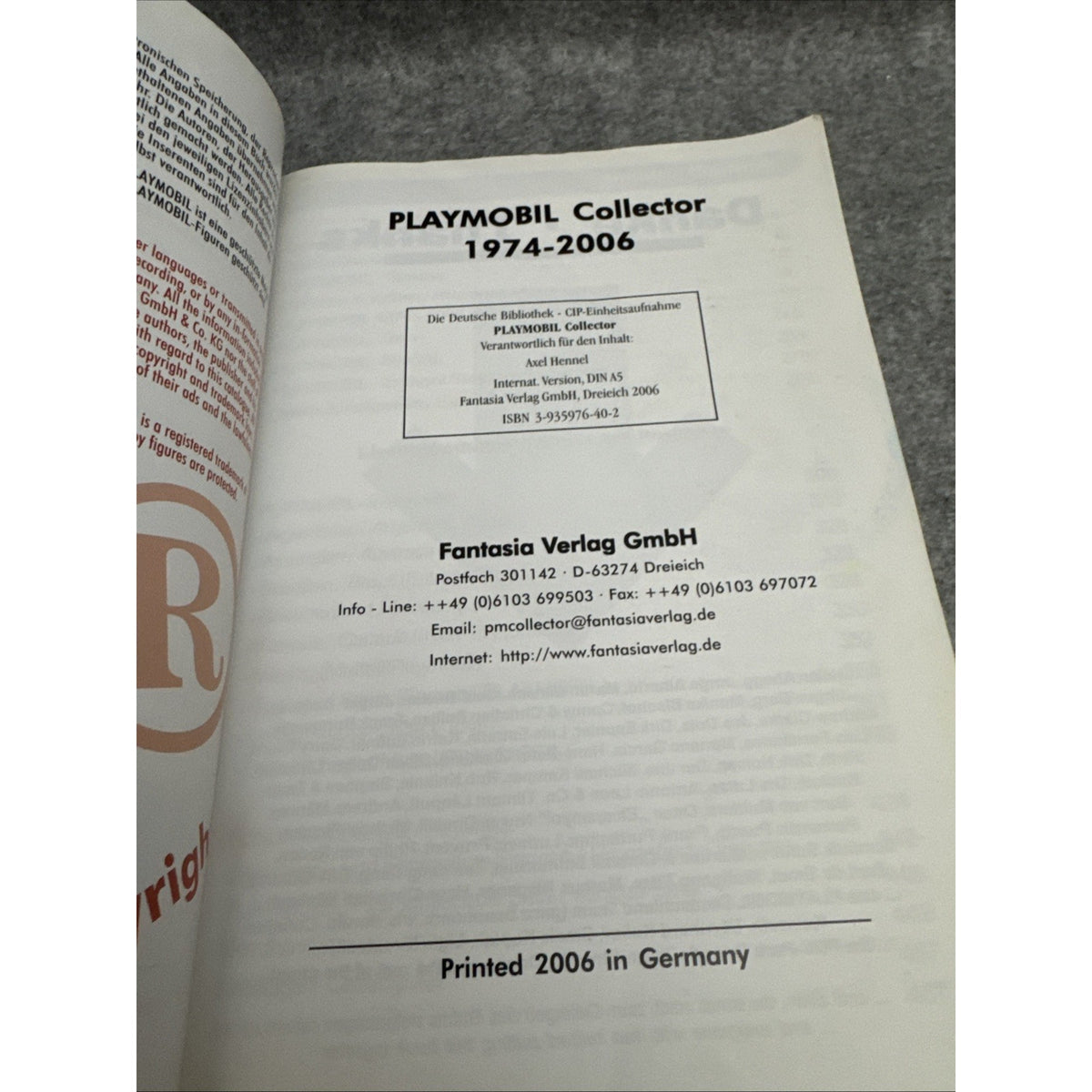 Playmobil Collector [Paperback] [2006]