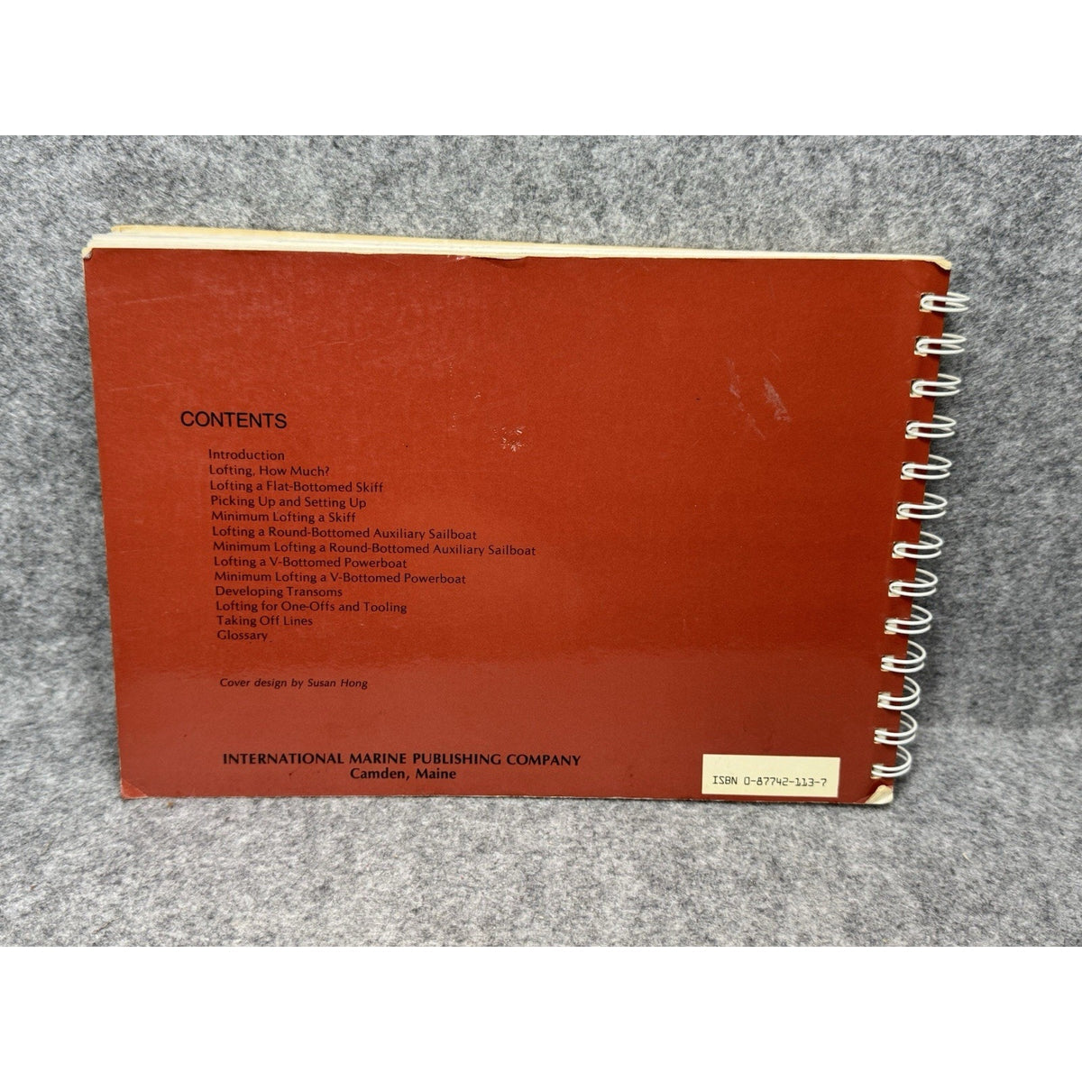 Lofting Allan H. Vaitses Boatbuilding Marine Design Spiral Bound 1982
