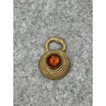 Dutch Army Officer Kepi Cockade Gold Bullion Orange Netherlands Hat Badge