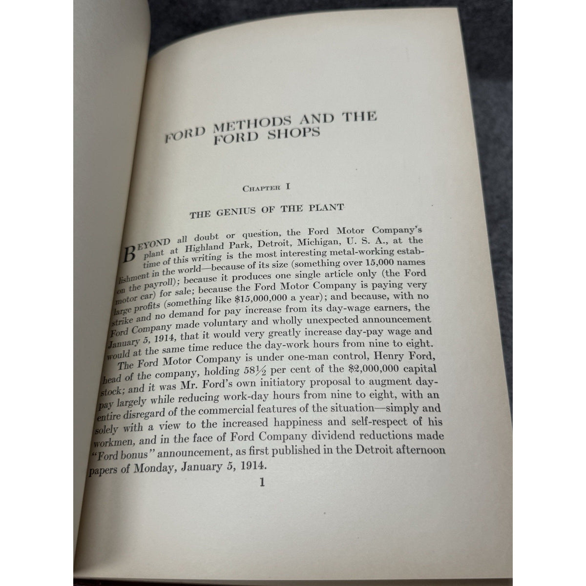 1915 Ford Methods & Ford Shops 1st Ed Henry Ford Model T Assembly Line Rare