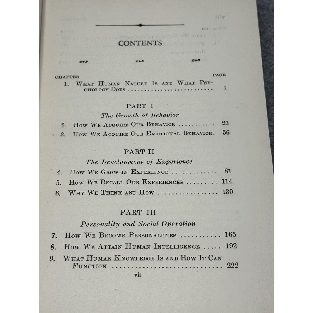 Human Nature in the Making Max Schoen 1945 Psychology Hardcover 1st Edition