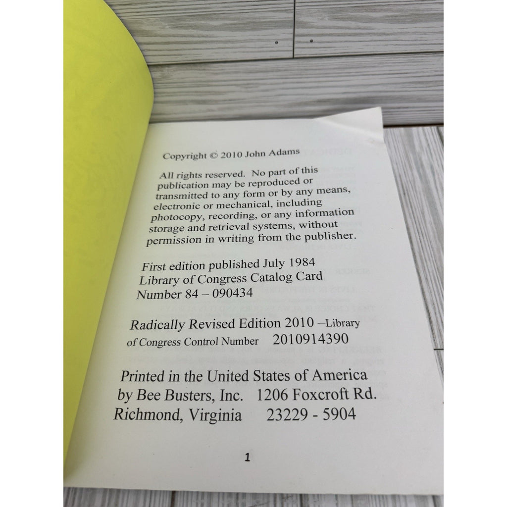 Longbox Beehive in America John Adams 2010 Rev Ed Beekeeping Guide