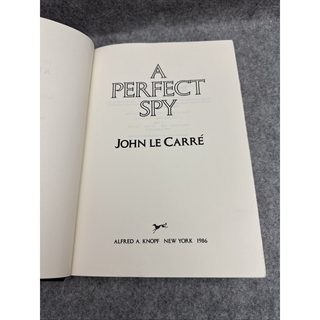 A Perfect Spy John Le Carre HC DJ First Edition 1986