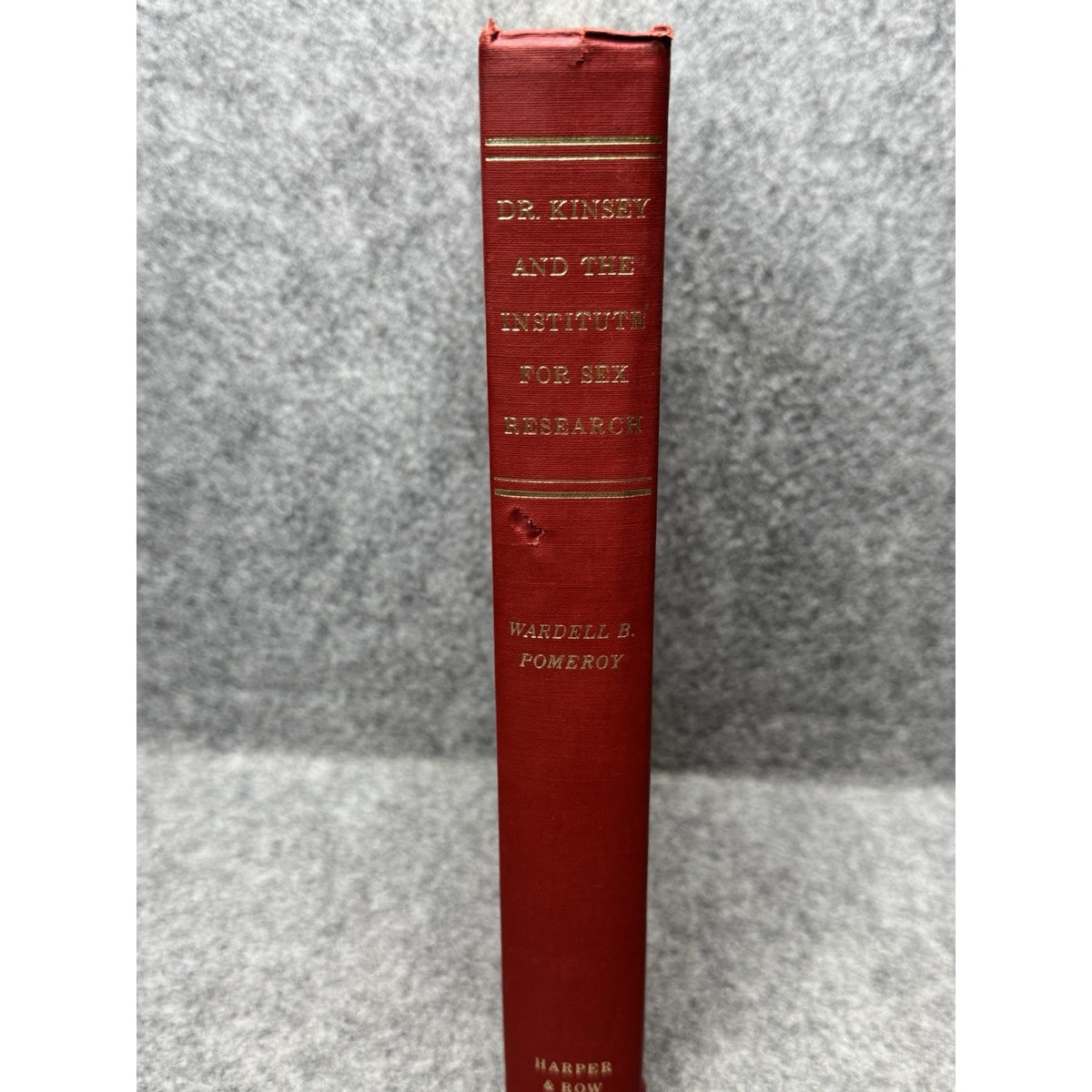 1972 Dr Kinsey Institute for Sex Research Pomeroy First Edition Hardcover