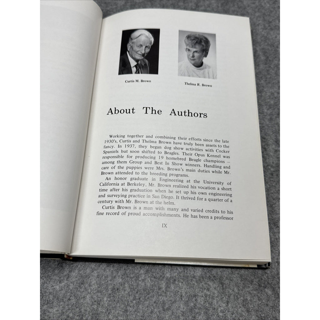 The Art and Science of Judging Dogs; Curtis M. Brown and Thelma R. Brown; 1976