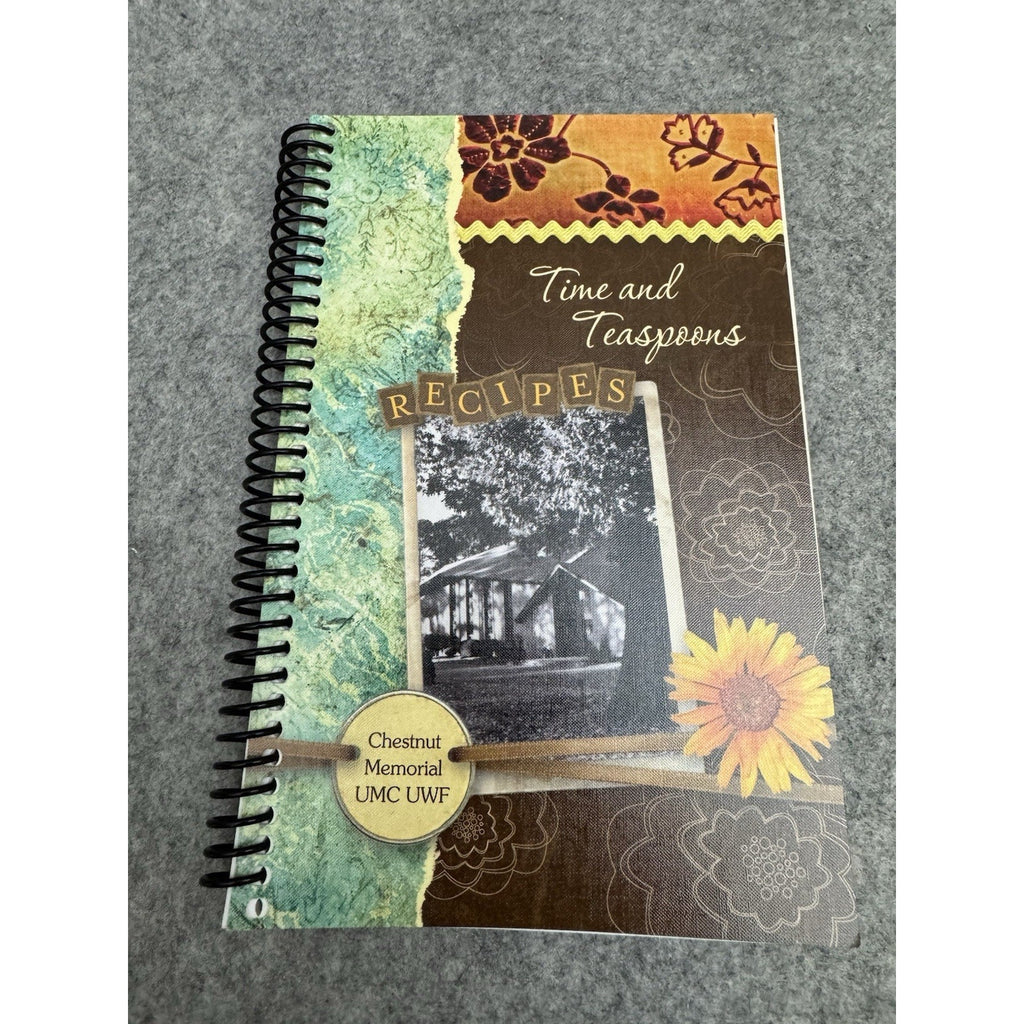 Time and Teaspoons Recipes 2022 Chestnut Memorial UMC Cookbook Spiral PB