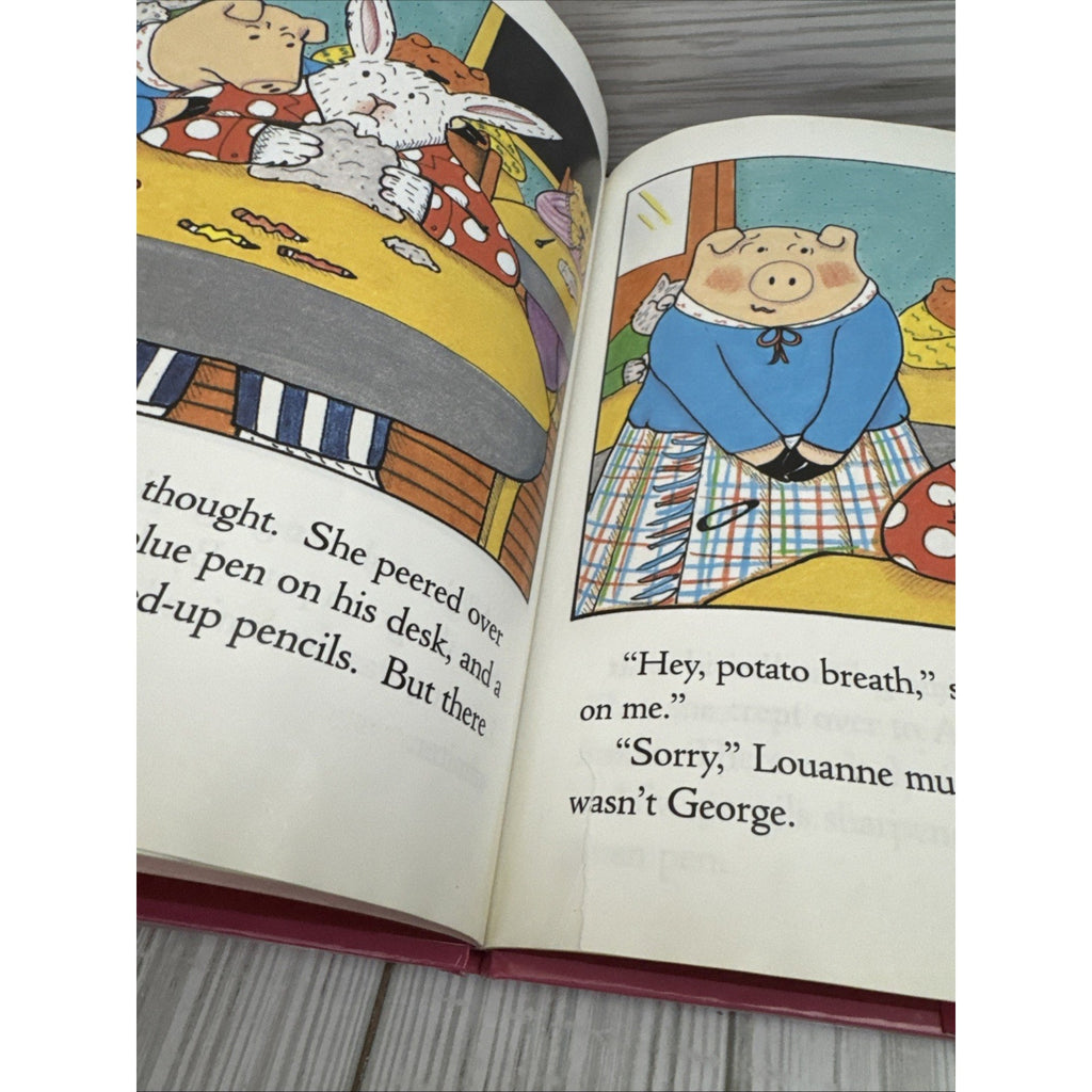 Louanne Pig in the Mysterious Valentine by Nancy Carlson (2004, Hardcover)