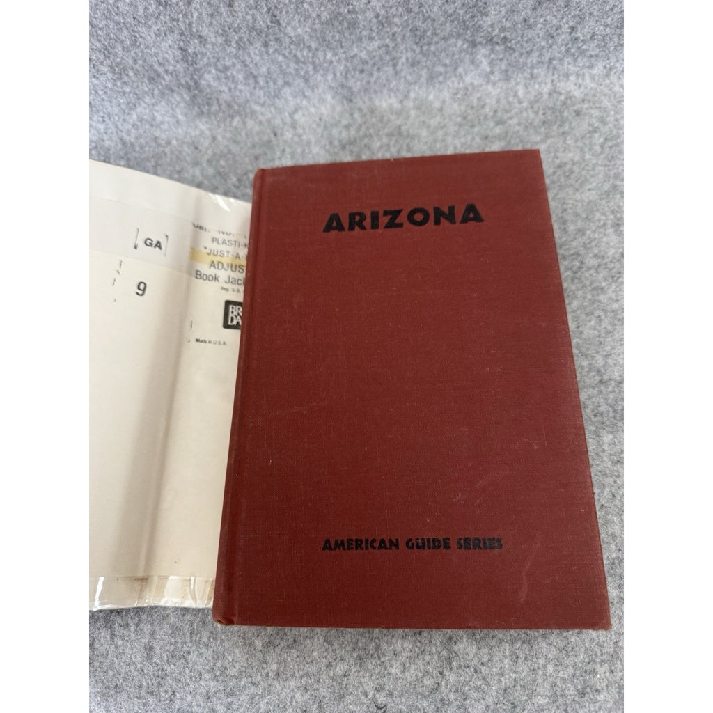 Arizona A State Guide HC DJ 1940 WPA American Guide Series Illustrated