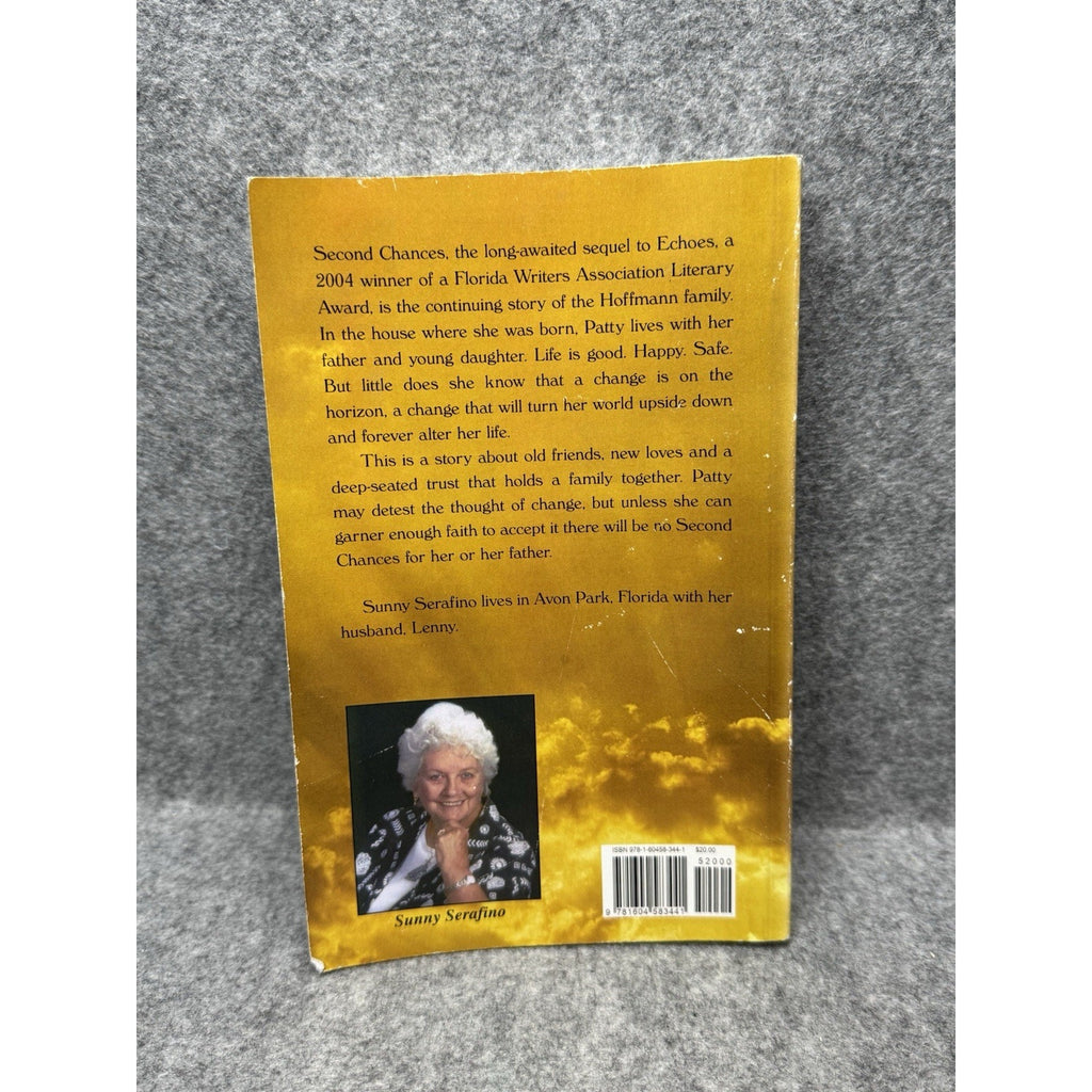 Second Chances Sunny Serafino Signed 2008 Scarce Florida Family Fiction