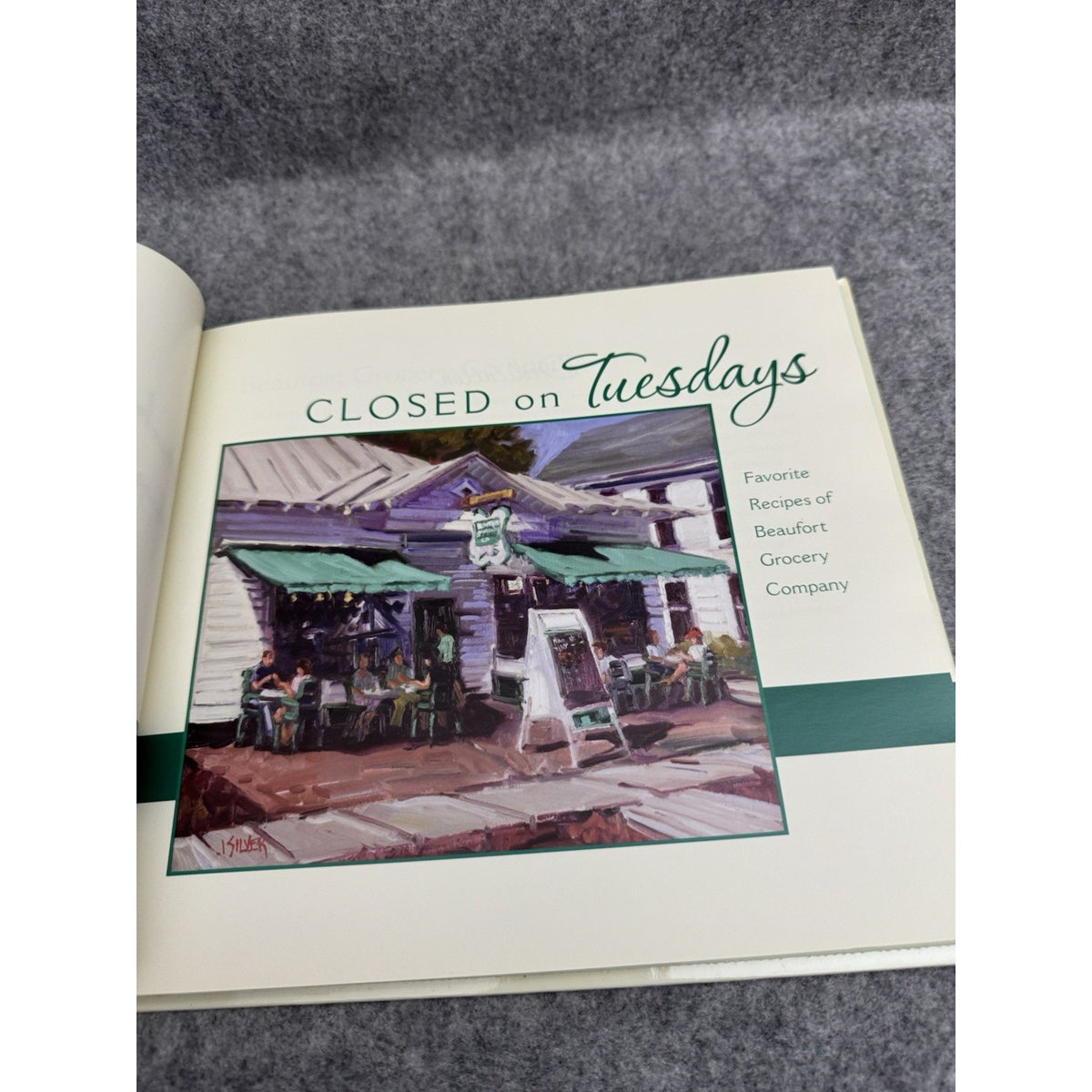 Signed Closed on Tuesdays Beaufort Grocery Company Cookbook HC 2010
