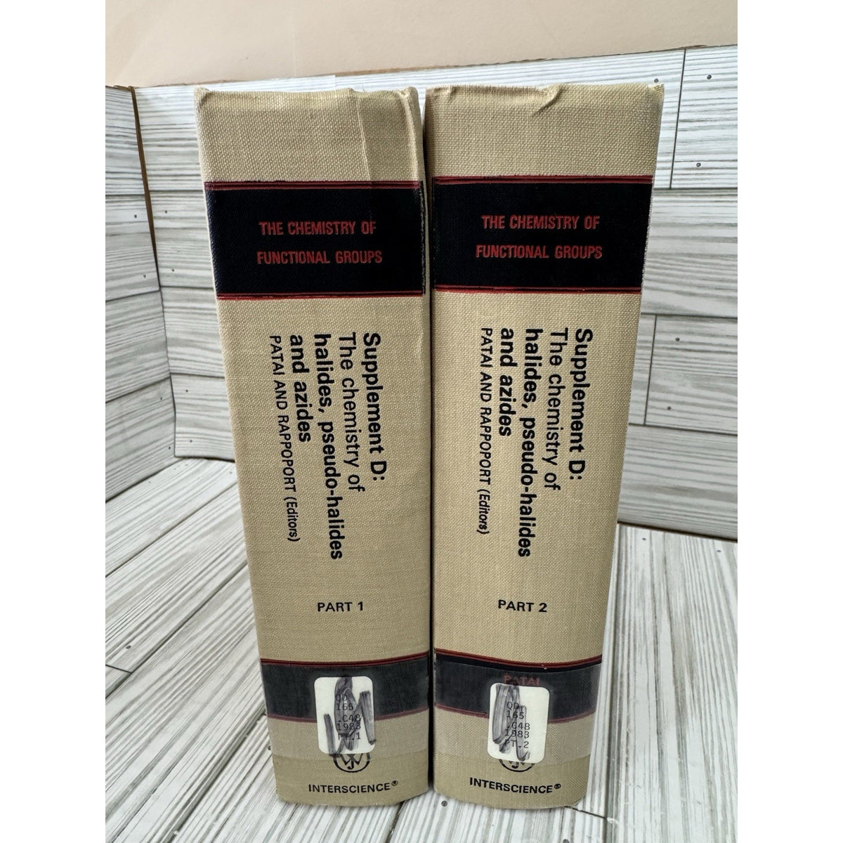 Chemistry of Halides Pseudohalides Azides 2 Vol Set 1983 HC Wiley