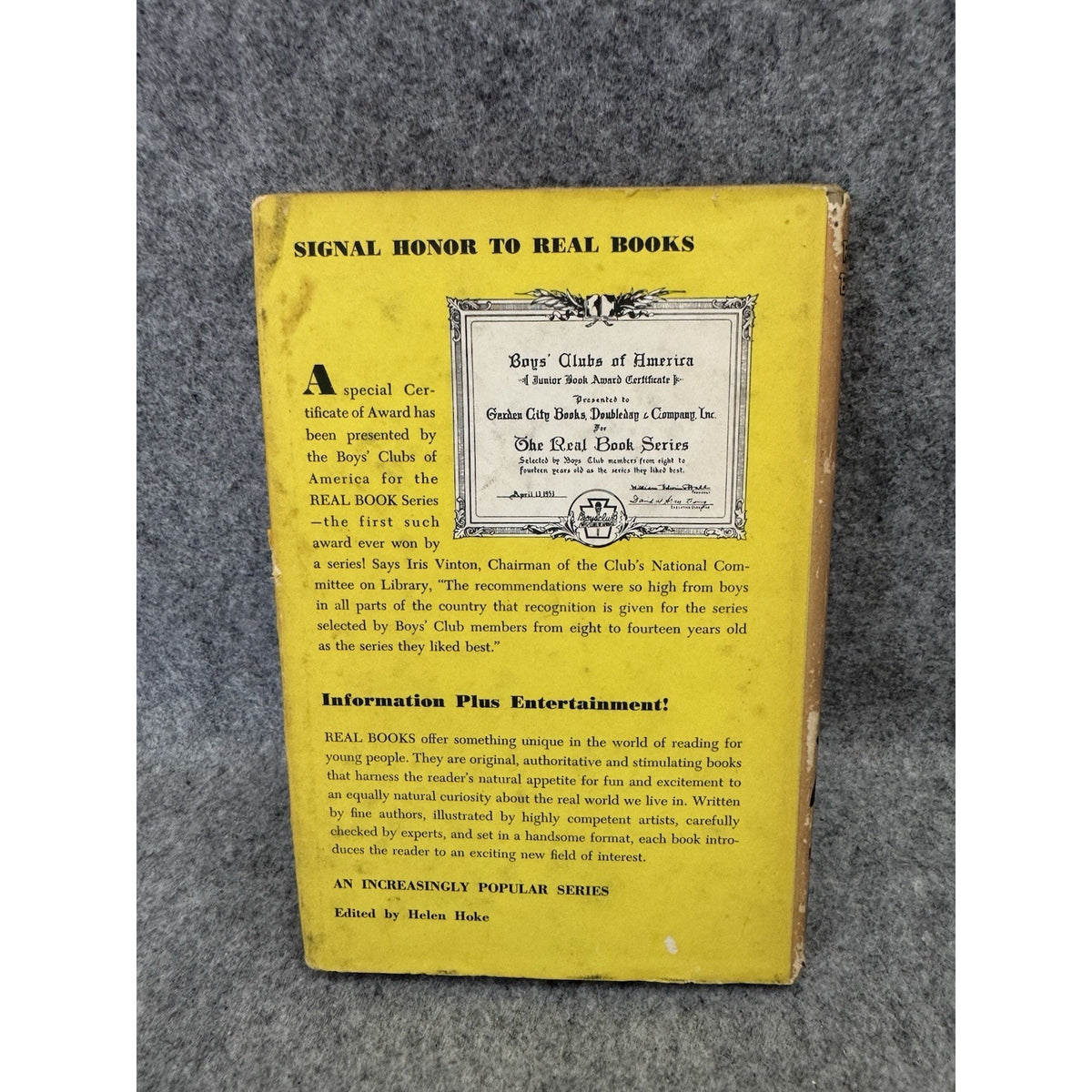 The Real Book About Treasure Hunting Hal Burton 1953 HC Garden City Books