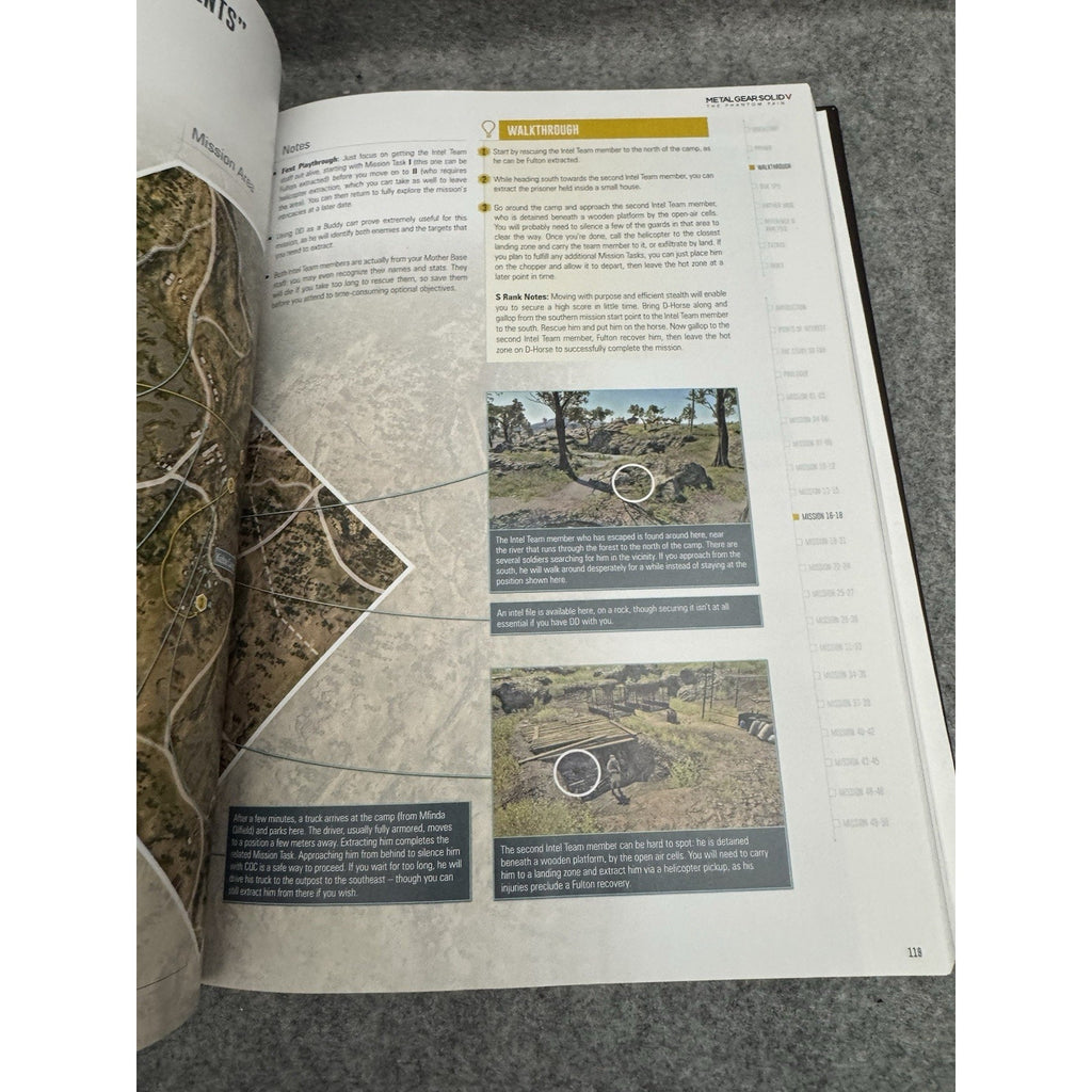 Metal Gear Solid V Phantom Pain Complete Official Guide Collector’s Edition