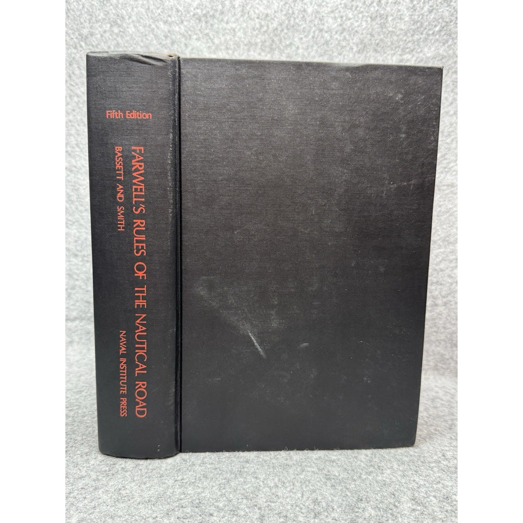 Farwell’s Rules of the Nautical Road 5th Edition 1977 Maritime Law Hardcover