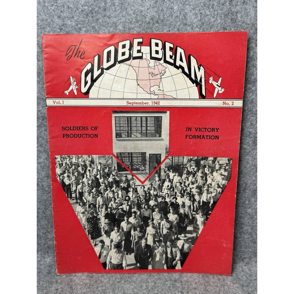 1942 Globe Beam WWII Aircraft Magazine Fort Worth Texas September
