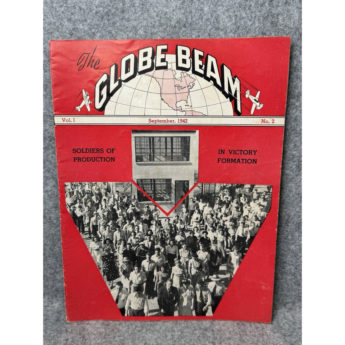 1942 Globe Beam WWII Aircraft Magazine Fort Worth Texas September