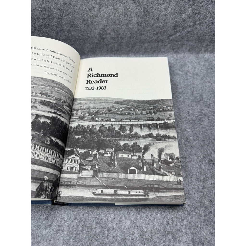 1983 A Richmond Reader 1733-1983 HC DJ Maurice Duke Daniel P Jordan