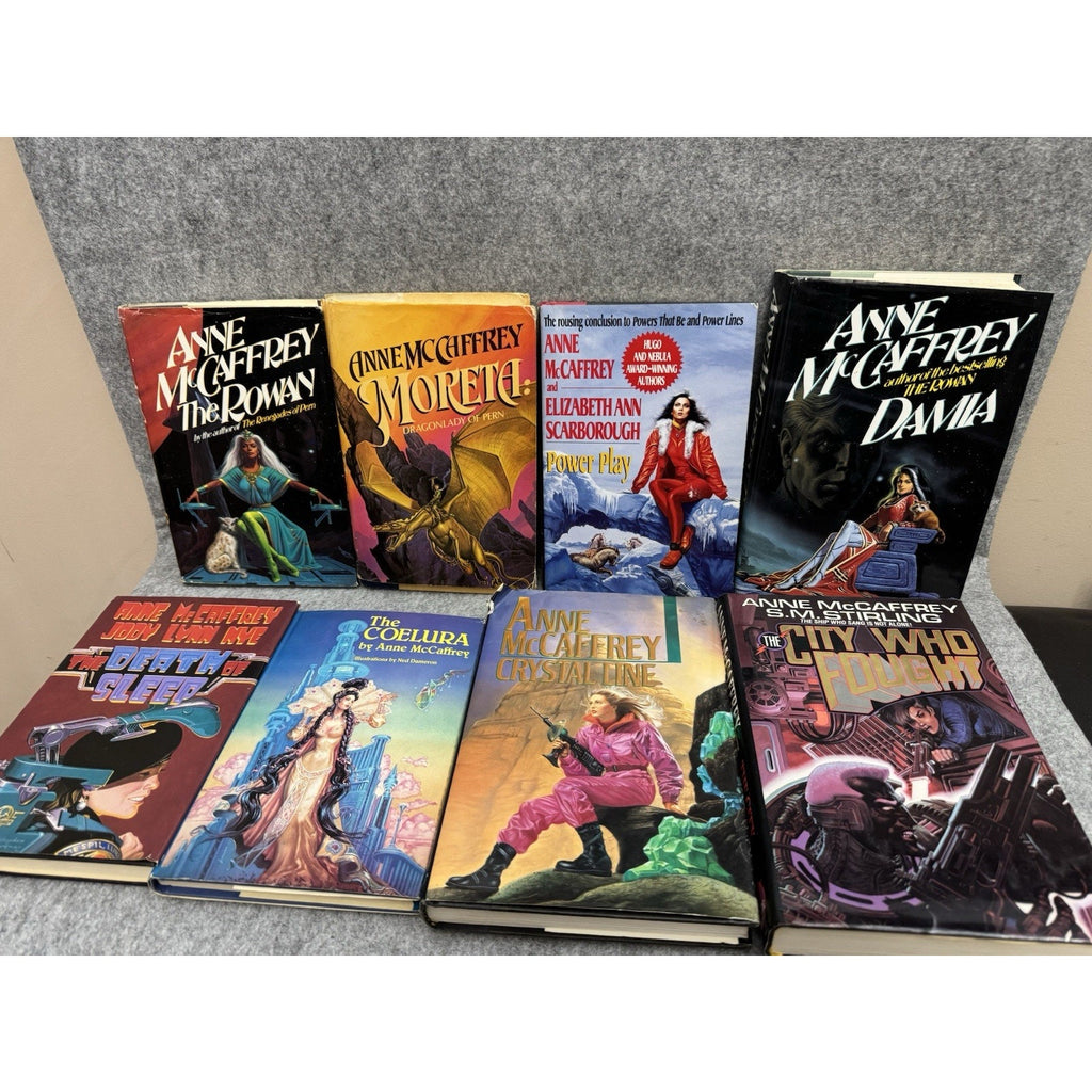 Anne McCaffrey 13 Book Hardcover Lot Pern Damia Crystal Singer Sci-Fi
