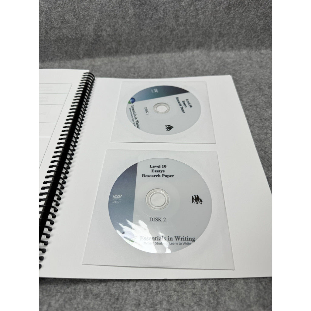 Essentials in Writing Levels 9 & 10 Student Texts DVDs Homeschool Curriculum