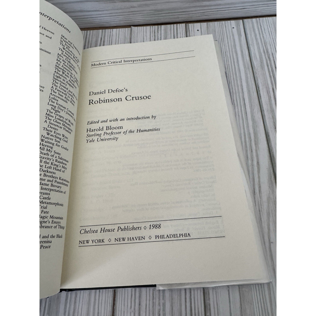 Daniel Defoe's Robinson Crusoe (Bloom's Modern Critical) by Harold Bloom