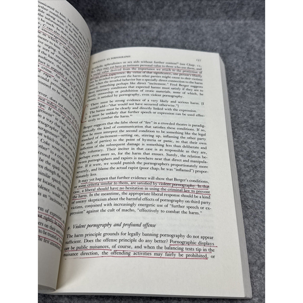 Offense to Others, Paperback by Feinberg, Joel, Like New Used, Free shipping ...