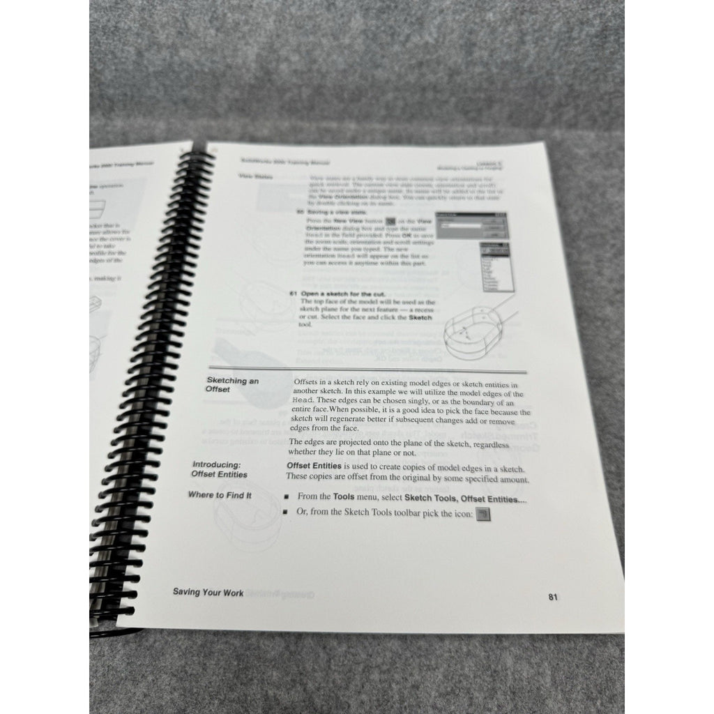 SolidWorks 2000 Training Guides Volumes 1 & 2 Parts Assemblies Drawings CD