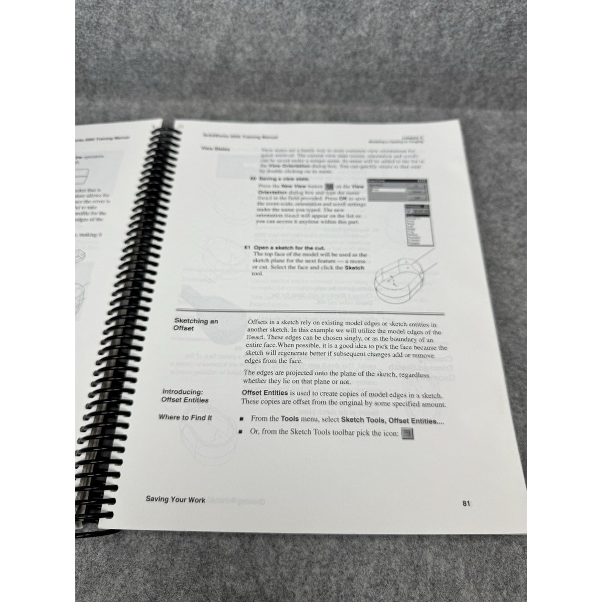 SolidWorks 2000 Training Guides Volumes 1 & 2 Parts Assemblies Drawings CD