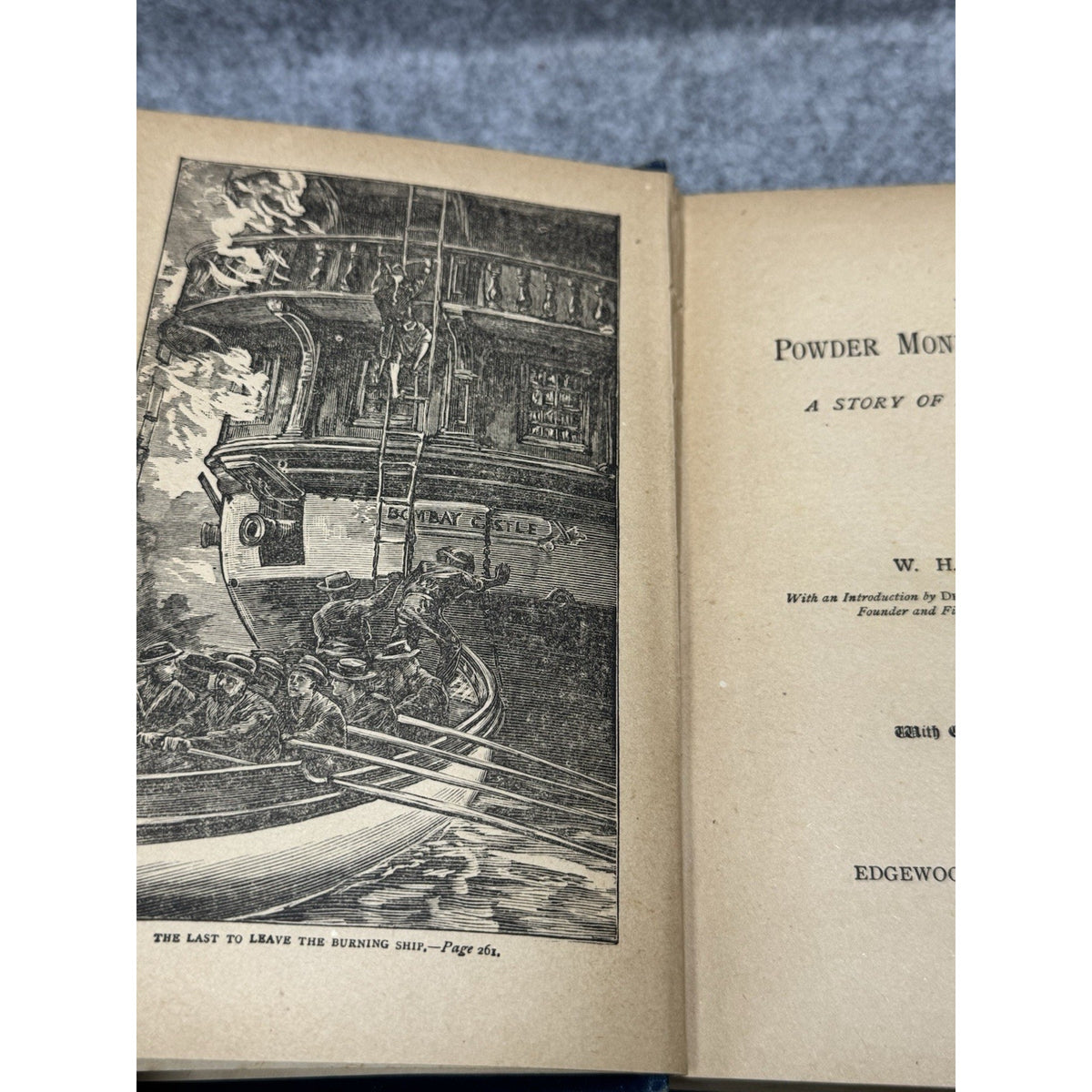 Antique c1890 From Powder Monkey to Admiral W.H.G. Kingston Illustrated