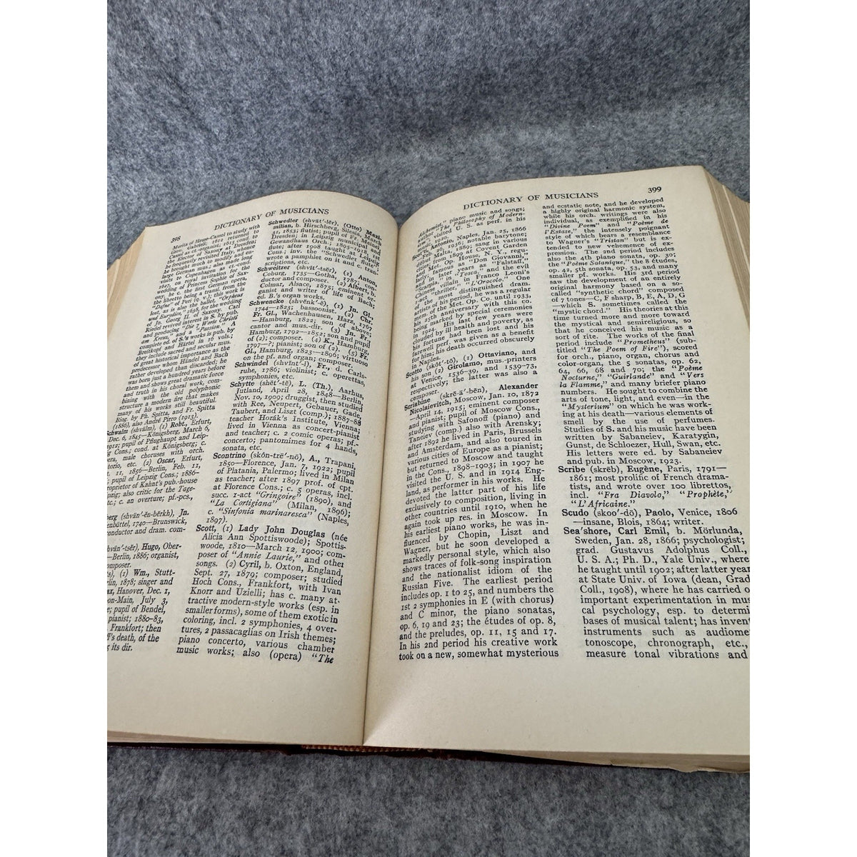 Music Lovers Encyclopedia 1950 Deems Taylor Rupert Hughes HC Antique